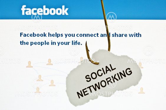 'SOCIAL NETWORKING', infront of Facebook's main page