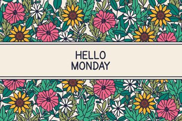 Hello monday - background