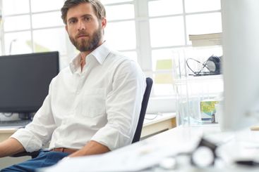 Professional, businessman and consultant in portrait for...