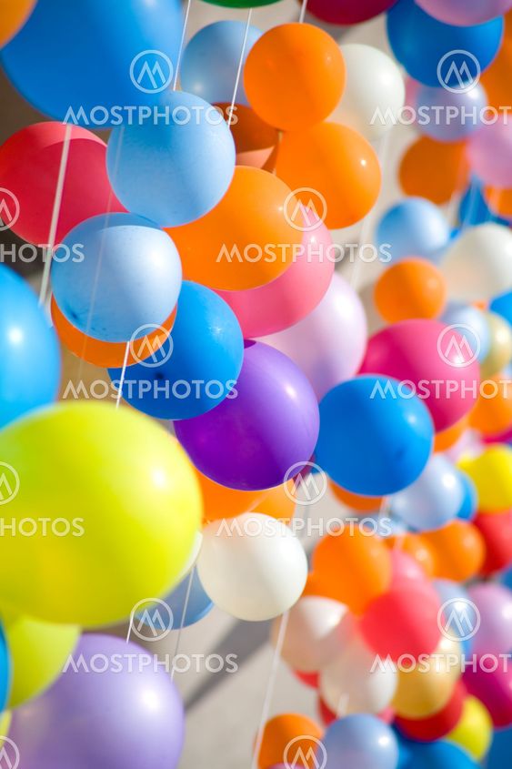 Colourful air balloons.