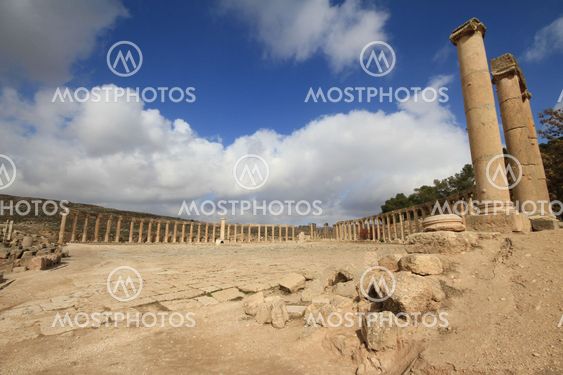 Oval Plaza,Jarash Jordan