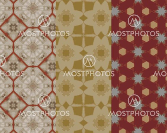 Set of seamless abstract pictures