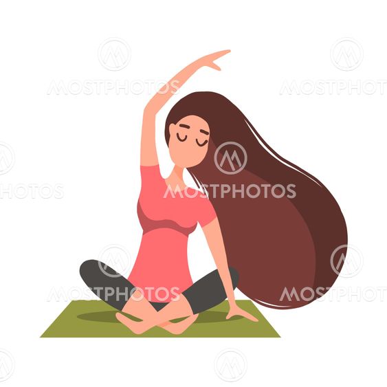 05 Stretching woman