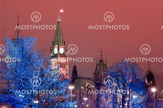 Centre Block Christmas