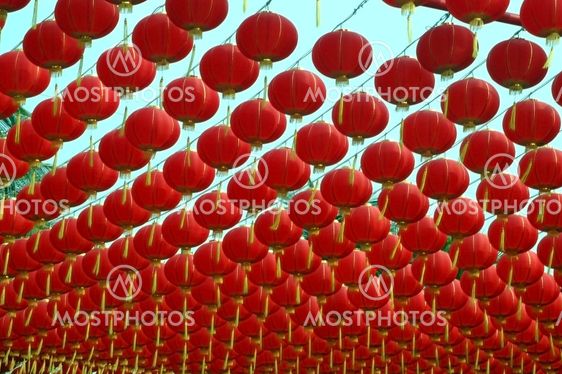 Chinese red lantern