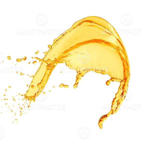 orange juice splash