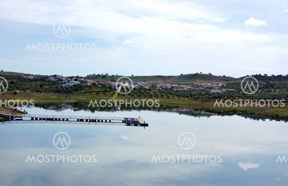 Small village near Alqueva lake.