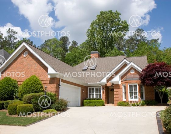 New Brick House up Driveway