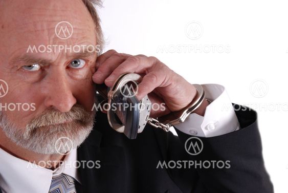 Cuffed to mobile phone