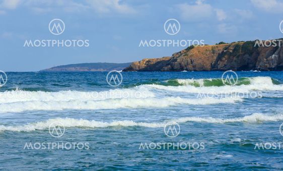 Sea view from beach.