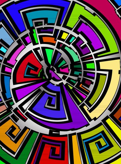 background with abstract image of color abstract spiral...