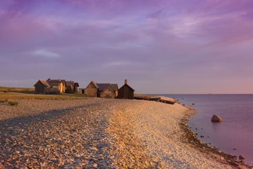 Mystical morning light on the Baltic Sea