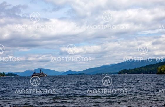 Steam boat at Lake George