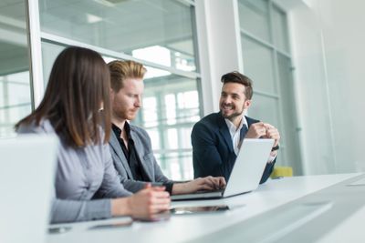 Young people in the office