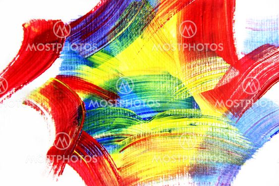 Vivid playful strokes background