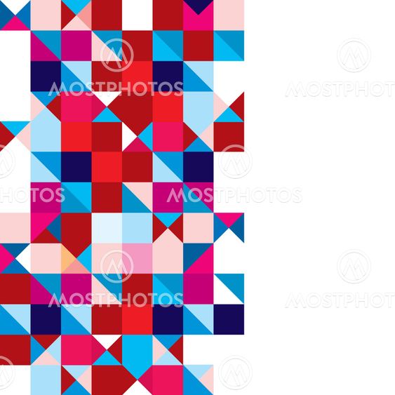 Triangle abstract tricolour
