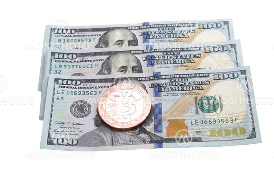 100 Dollars Coin Bitcoin By Micter Bee Mostphotos 100 Dollars Coin Bitcoin By Micter Bee