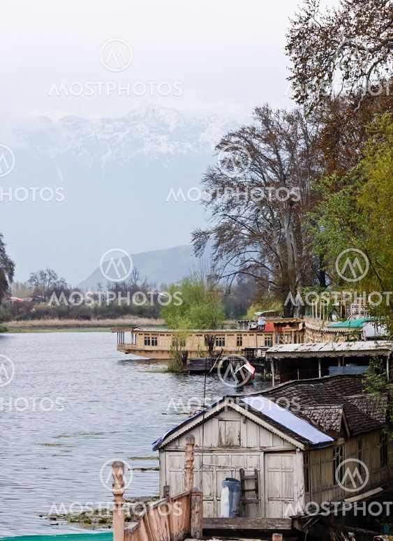 Houseboats, Dal Lake, Srinagar, Kashmir, India