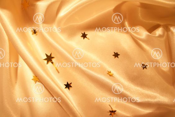 New year holiday golden satin background