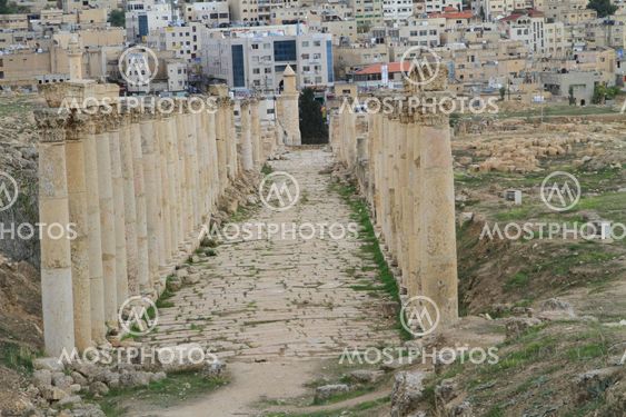 North Decumanus,Jarash Jordan
