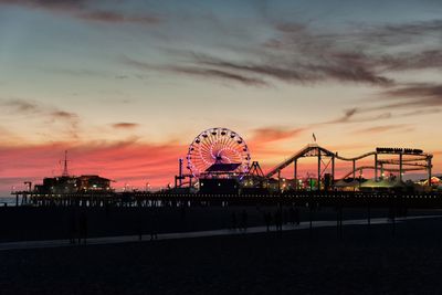 Afterglow in Santa Monica, LA