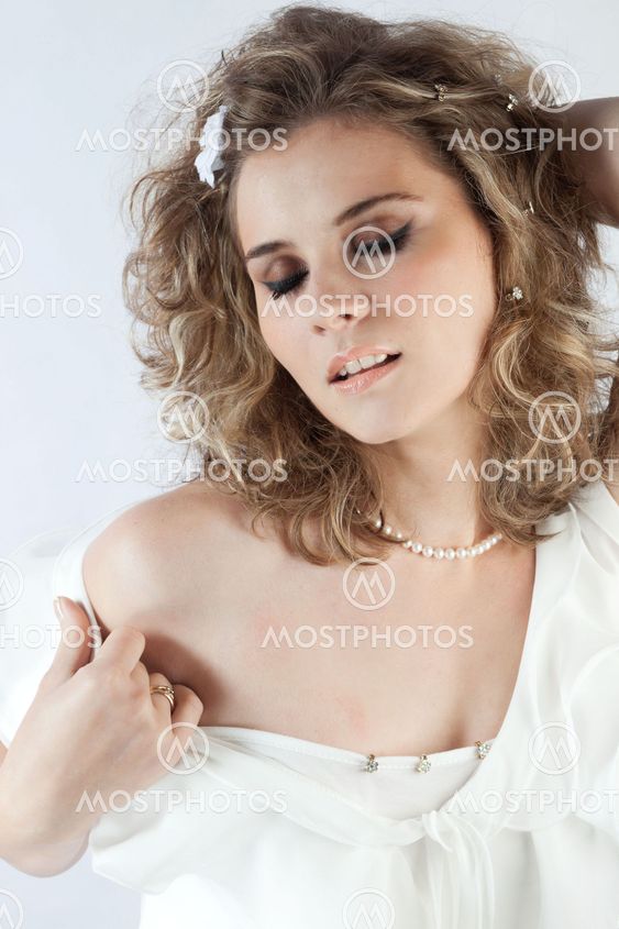 Beautiful young woman dancing