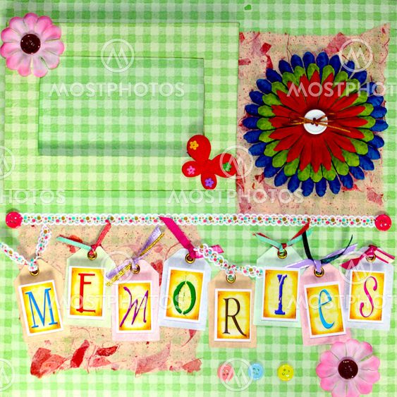 scrapbook album cover