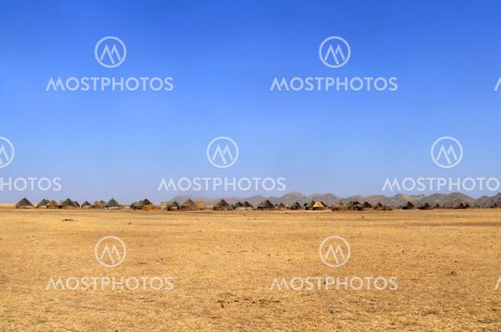Village on the south-western Sudan.