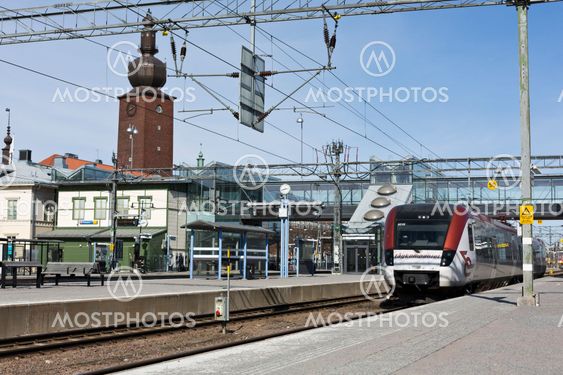Västerås tågstation.