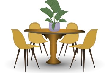 Interior design, furniture, decor and home comfort