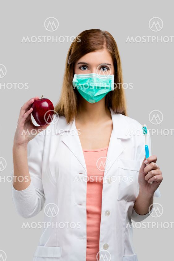 Female dentist