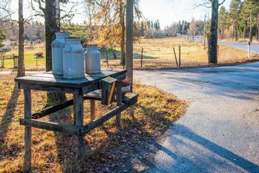 Traditionell mjölpall