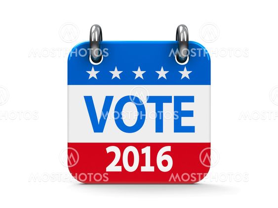 Vote election 2016 icon calendar