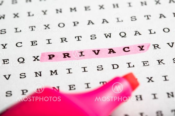Text marker on word puzzle - Newsletter
