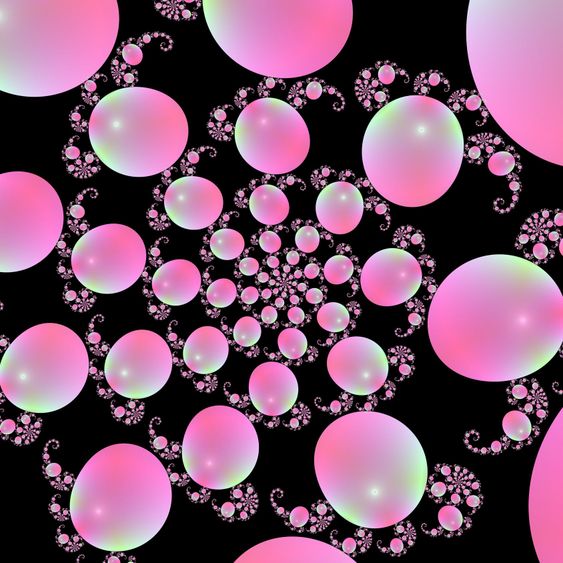 Pink Balloon Spiral