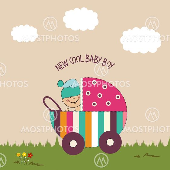baby boy shower card
