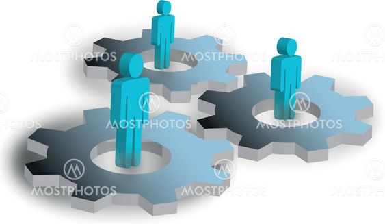 people connected illustration