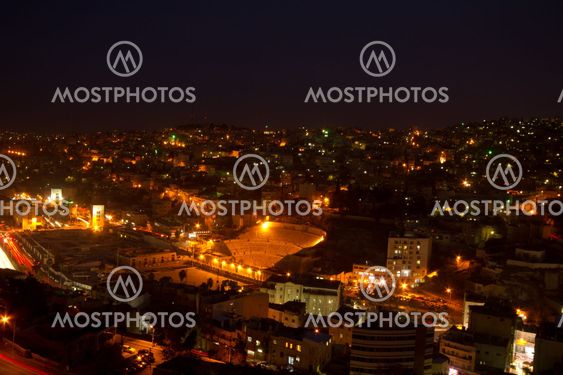 Temple of Hercules in Amman Citade at Nightl, Al-Qasr site, Jordan