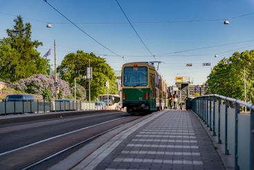 Tram in Helsinki, Finland