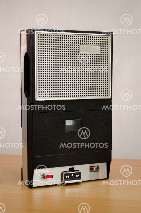 Portable compact cassette player recorder