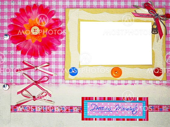 scrapbook photo frame