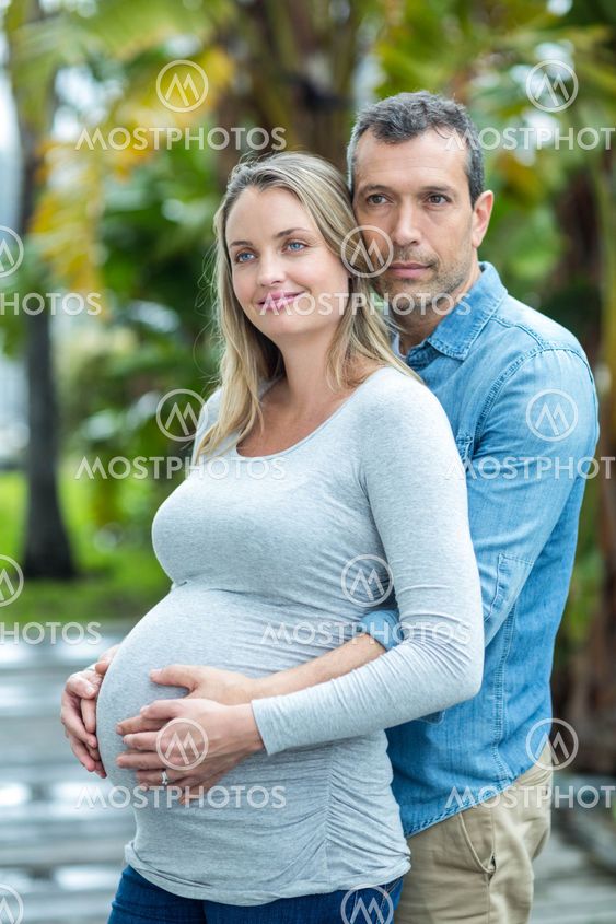 Couple embracing each other