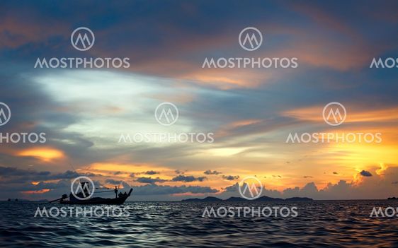 Sunset over Andaman Sea