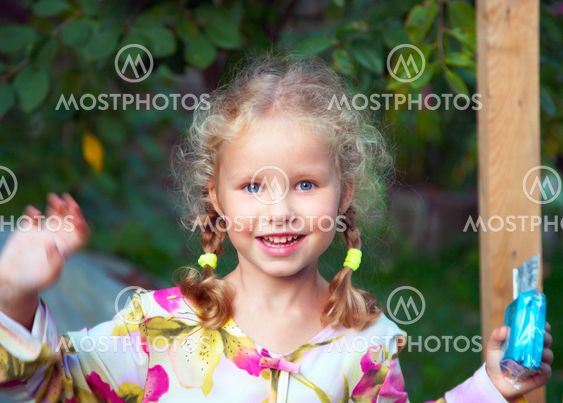 Small girl portrait
