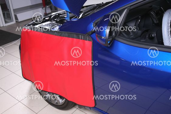 car in service on repair