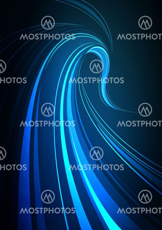 Dark Blue abstract glowing background