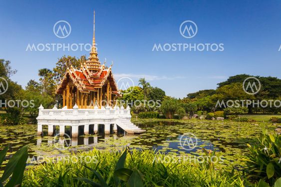 Thai temple on the water