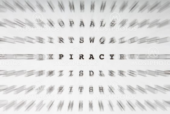 Crossword letters, focus on word piracy