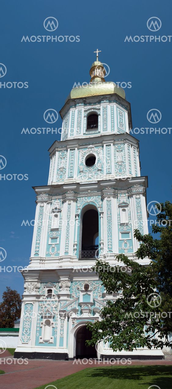 Belltower of St. Sophia complex in Kiev
