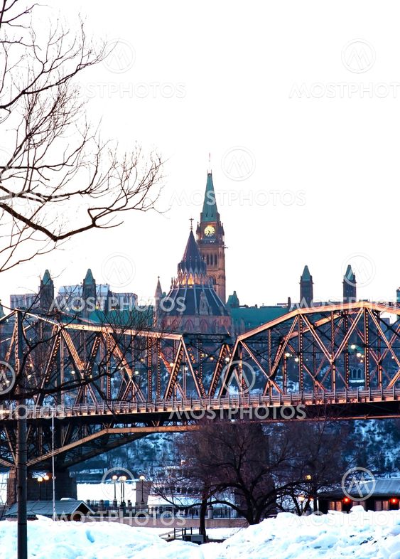 Bridged Parliament Portrait